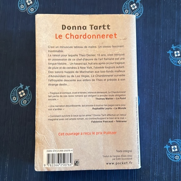 Book Le Chardonneret by Donna Tartt French version - Picture 2 of 2